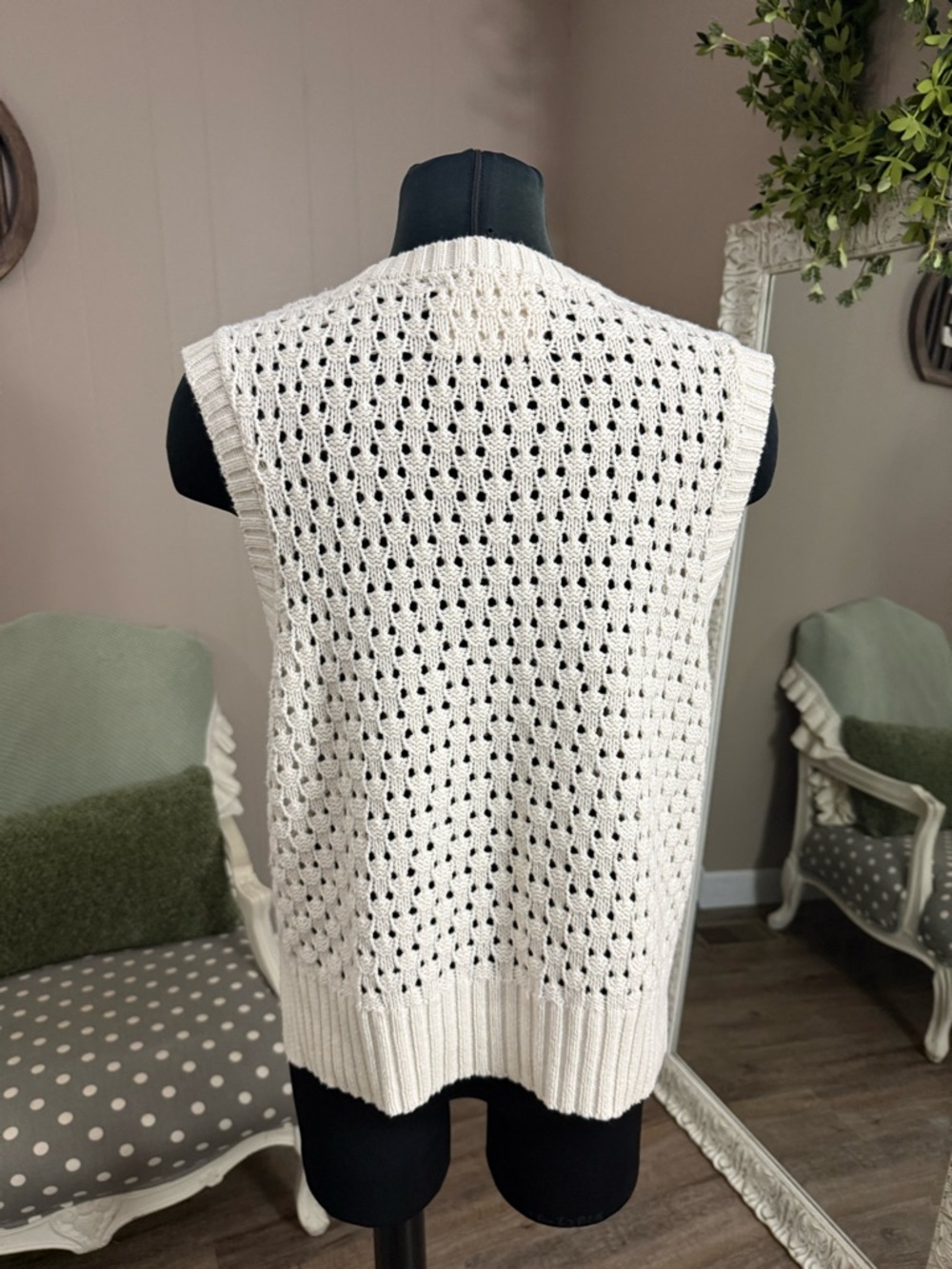 Lucky Brand • Crochet Geo Sweater Tank - Picture 14 of 15
